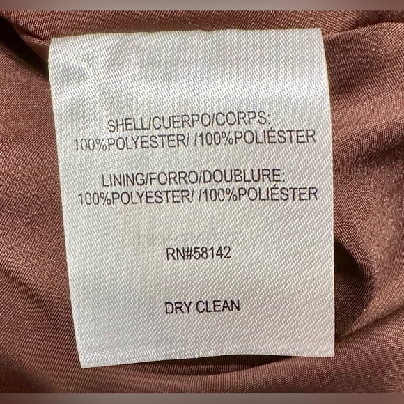 Gal Meets Glam Womens Ingrid Rust Rose Floral Jacquard Fit & Flare Mini Dress 4 - Picture 14 of 16